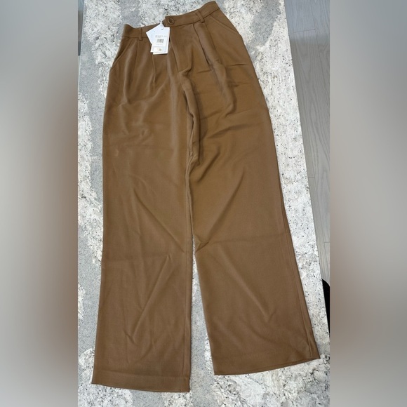 ANINE BING CARRIE PANT IN CAMEL TWILL SIZE 34 - Picture 7 of 8